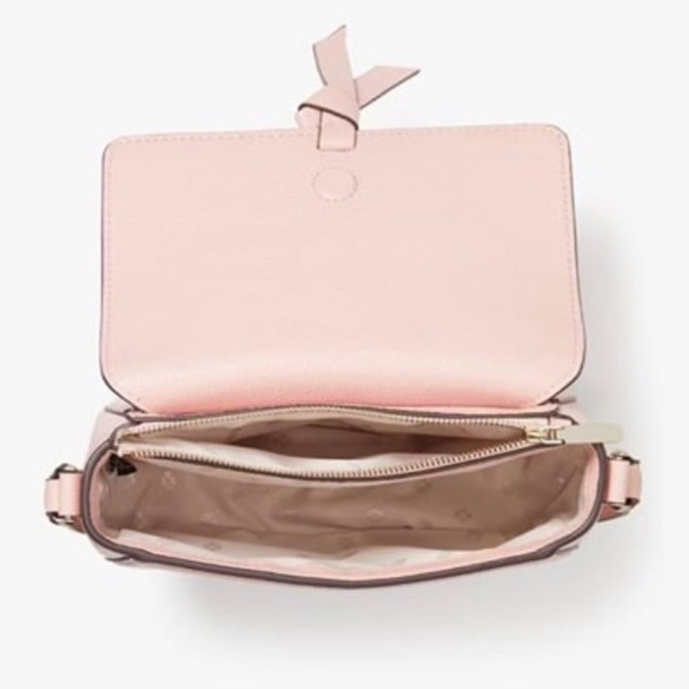 Kate Spade Medium Knott Pink Crossbody Bag - Picture 10 of 11